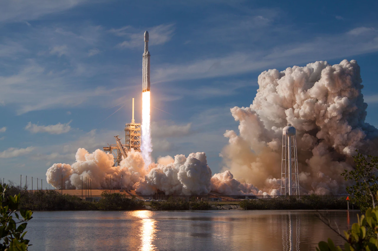 Falcon 9 launching
